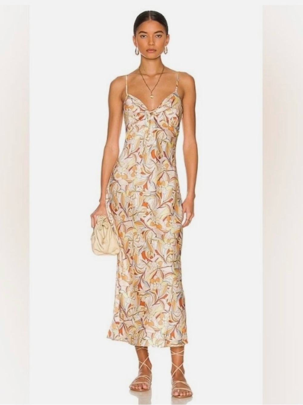 L*Space Retro Floral Joanna Maxi Dress Size Large